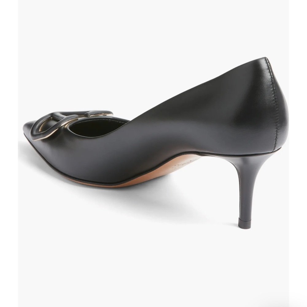 VALENTINO GARAVANI VLOGO LETHER HEELS - Picture 9 of 13